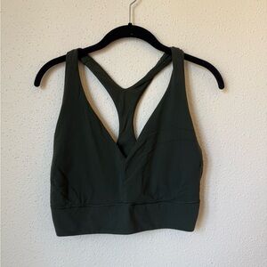 Athleta Olive Green Sports Bra